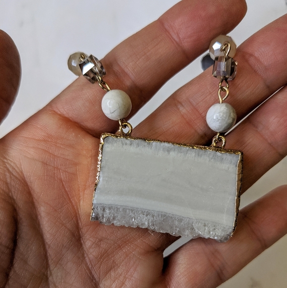 Chunky Crystal Gold Electroplated Rosery Chain - Picture 2 of 7